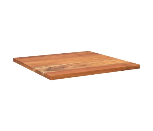 Tablero de mesa cuadrado madera maciza de acacia 50x50x3,8 cm