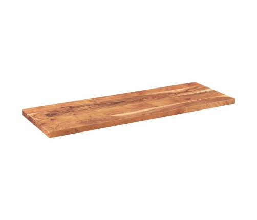 Tablero de mesa rectangular madera maciza acacia 140x50x3,8 cm