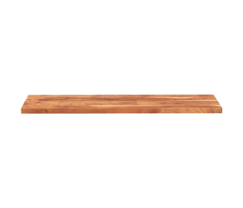 Tablero de mesa rectangular madera maciza acacia 140x50x3,8 cm