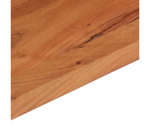 Tablero de mesa rectangular madera maciza acacia 140x60x3,8 cm
