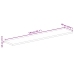 Tablero de mesa rectangular madera maciza acacia 140x60x3,8 cm