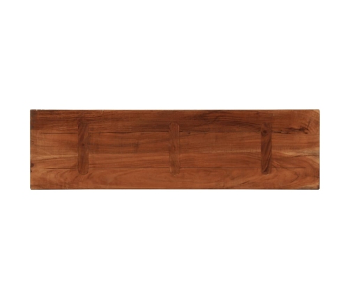 Tablero mesa rectangular madera maciza reciclada 110x30x3,8 cm