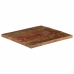 Tablero de mesa cuadrado madera maciza reciclada 80x80x3,8 cm