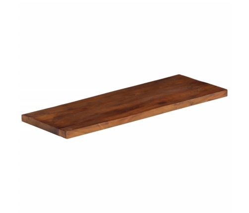 Tablero mesa rectangular madera maciza reciclada 80x20x2,5 cm