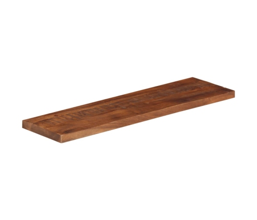 Tablero mesa rectangular madera maciza reciclada 110x30x2,5 cm