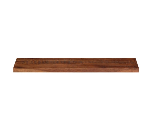 Tablero mesa rectangular madera maciza reciclada 110x30x2,5 cm