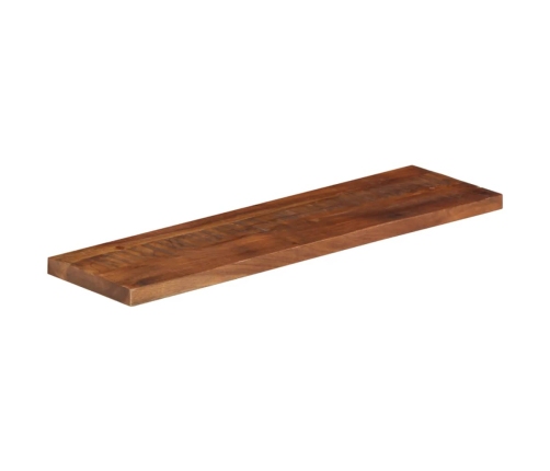 Tablero mesa rectangular madera maciza reciclada 110x40x2,5 cm