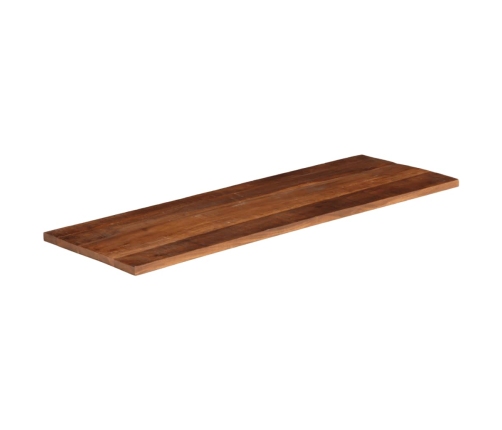 Tablero mesa rectangular madera maciza reciclada 140x60x2,5 cm