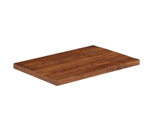 Tablero mesa rectangular madera maciza reciclada 80x70x2,5 cm