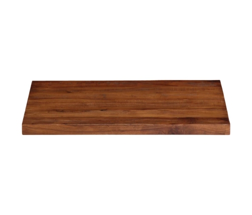 Tablero mesa rectangular madera maciza reciclada 80x70x2,5 cm