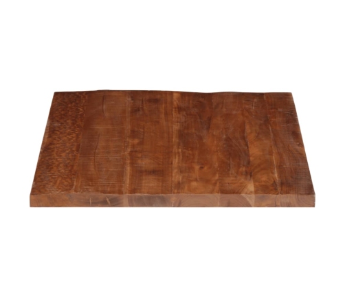 Tablero mesa rectangular madera maciza reciclada 100x80x2,5 cm