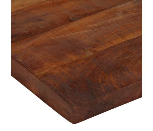 Tablero de mesa cuadrado madera maciza reciclada 70x70x3,8 cm