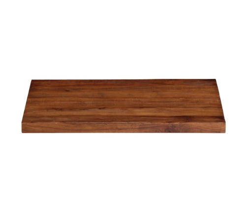 Tablero mesa rectangular madera maciza reciclada 80x70x3,8 cm