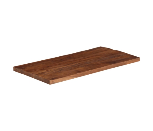 Tablero mesa rectangular madera maciza reciclada 100x70x3,8 cm