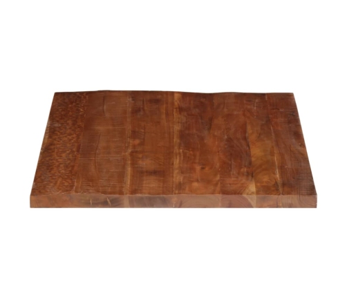 Tablero mesa rectangular madera maciza reciclada 90x80x3,8 cm