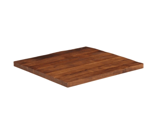 Tablero de mesa cuadrado madera maciza reciclada 90x90x3,8 cm