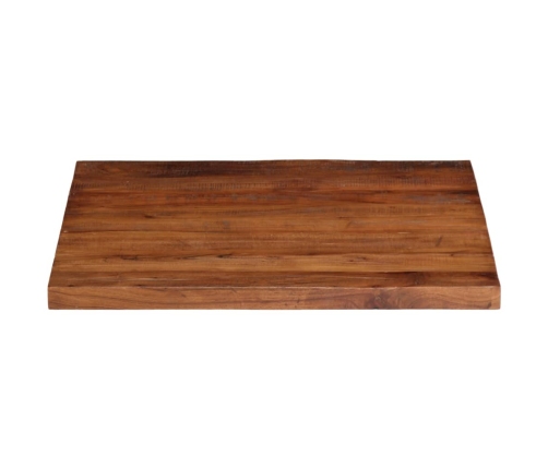 Tablero de mesa cuadrado madera maciza reciclada 90x90x3,8 cm