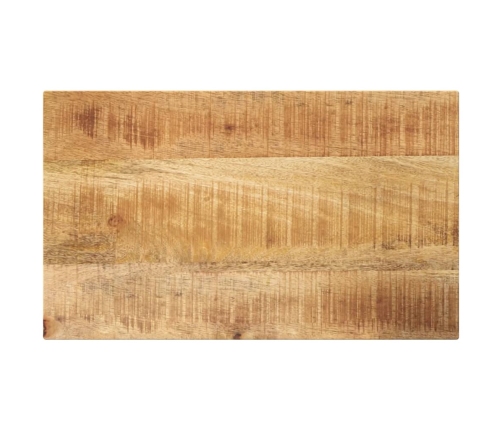 Tablero mesa rectangular madera maciza mango rugosa 50x20x2,5cm