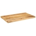 Tablero mesa rectangular madera maciza mango rugosa 50x20x2,5cm