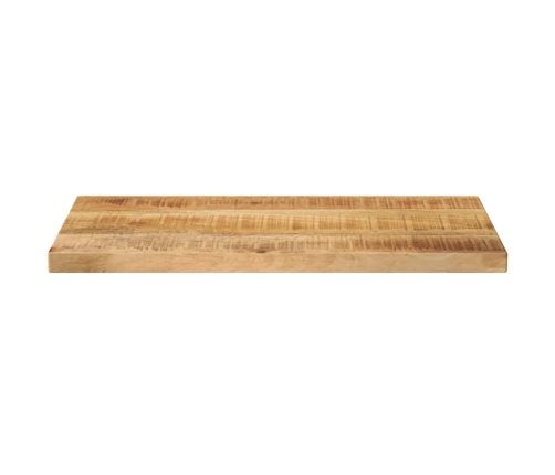 Tablero mesa rectangular madera maciza mango rugosa 50x20x2,5cm