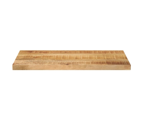 Tablero mesa rectangular madera maciza mango rugosa 60x20x2,5cm