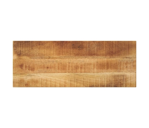 Tablero mesa rectangular madera maciza mango rugosa 70x20x2,5cm