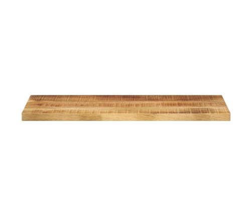 Tablero mesa rectangular madera maciza mango rugosa 70x20x2,5cm