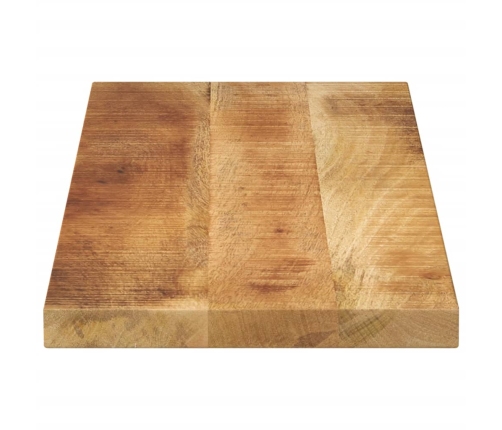 Tablero mesa rectangular madera maciza mango rugosa 70x20x2,5cm