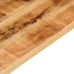 Tablero mesa rectangular madera maciza mango rugosa 70x20x2,5cm