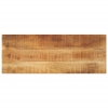 Tablero mesa rectangular madera maciza mango rugosa 80x20x2,5cm