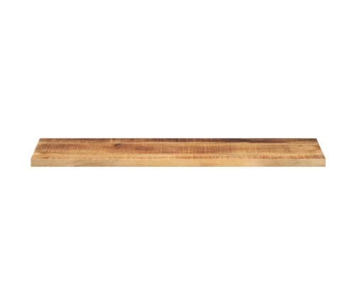 Tablero mesa rectangular madera mango rugosa 100x20x2,5cm