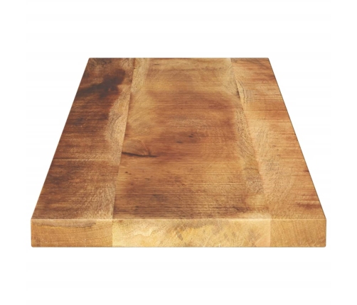 Tablero mesa rectangular madera mango rugosa 100x20x2,5cm