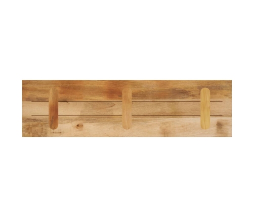 Tablero mesa rectangular madera mango rugosa 100x20x2,5cm