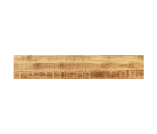 Tablero de mesa rectangular madera mango rugosa 140x20x2,5 cm