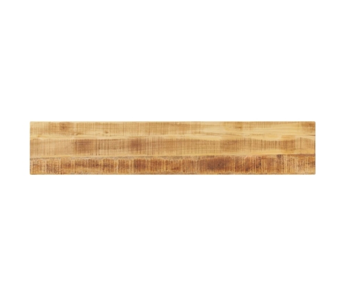 Tablero de mesa rectangular madera mango rugosa 160x20x2,5 cm