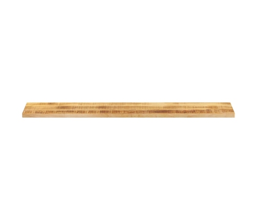 Tablero de mesa rectangular madera mango rugosa 160x20x2,5 cm