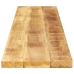 Tablero de mesa rectangular madera mango rugosa 160x20x2,5 cm