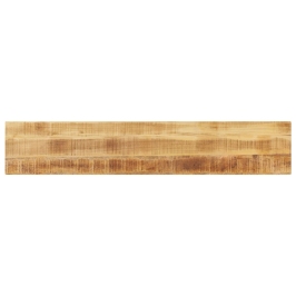 Tablero de mesa rectangular madera mango rugosa 180x20x2,5 cm