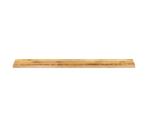 Tablero de mesa rectangular madera mango rugosa 180x20x2,5 cm