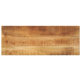 Tablero mesa rectangular madera maciza mango rugosa 80x30x2,5cm