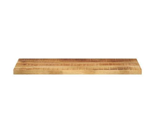 Tablero mesa rectangular madera maciza mango rugosa 90x30x2,5cm