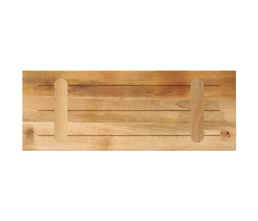 Tablero mesa rectangular madera maciza mango rugosa 90x30x2,5cm