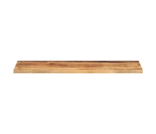 Tablero de mesa rectangular madera mango rugosa 120x30x2,5 cm