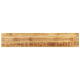 Tablero de mesa rectangular madera mango rugosa 160x30x2,5 cm