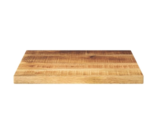 Tablero de mesa cuadrado madera maciza de mango 40x40x2,5 cm