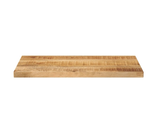 Tablero mesa rectangular madera maciza mango rugosa 50x40x2,5cm