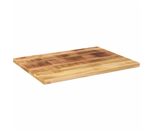 Tablero de mesa rectangular madera maciza mango 80x50x2,5 cm