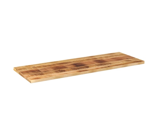 Tablero de mesa rectangular madera maciza mango 140x50x2,5 cm