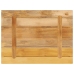 Tablero de mesa rectangular madera mango rugosa 80x60x2,5 cm