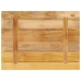 Tablero de mesa rectangular madera mango rugosa 90x60x1,5 cm